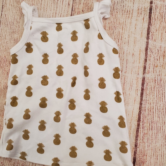 Hudson Baby HB pineapple print undershirt sz 24m - Picture 2 of 3